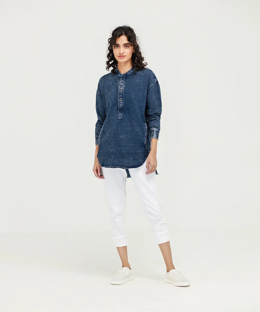 Women's Denim Tunic Shirt