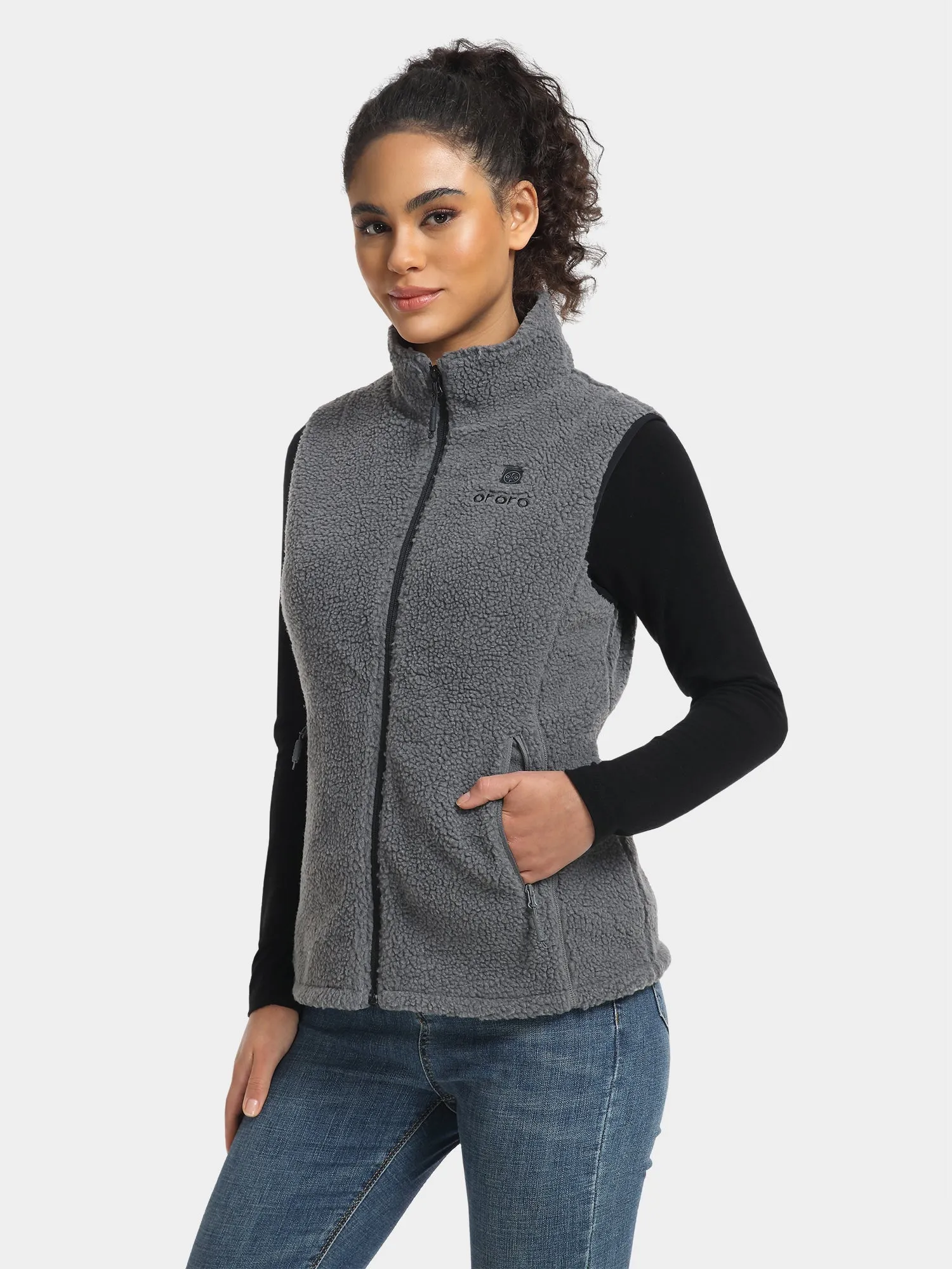 Women's Heated Recycled Fleece Vest (Apparel Only)