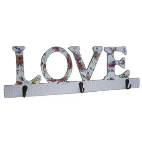 Wooden Coat Hanger - LOVE Decor