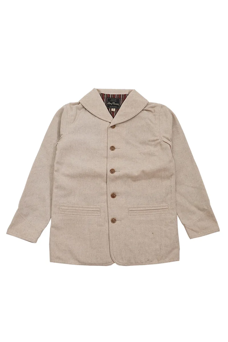 Wool Melton Shawl Collar Jacket