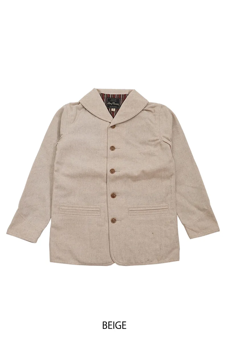 Wool Melton Shawl Collar Jacket