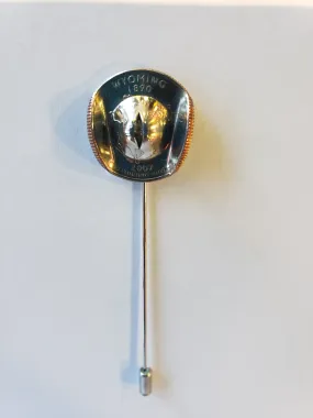 Wyoming Quarter Lapel Pin