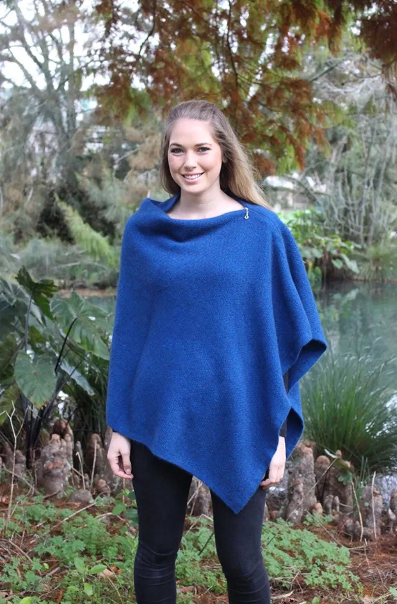 Zippered Wrap Poncho