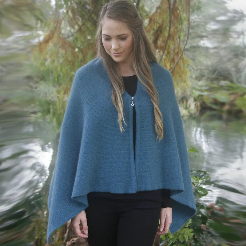 Zippered Wrap Poncho